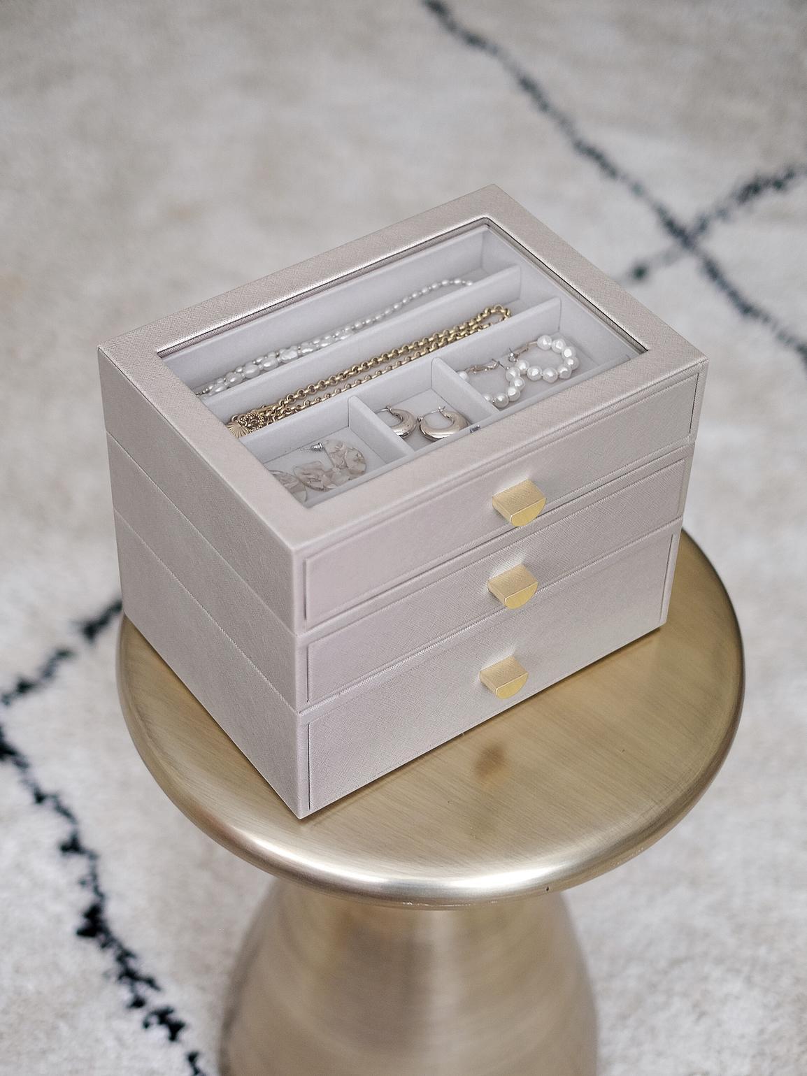 Classic Jewellery Box - Taupe