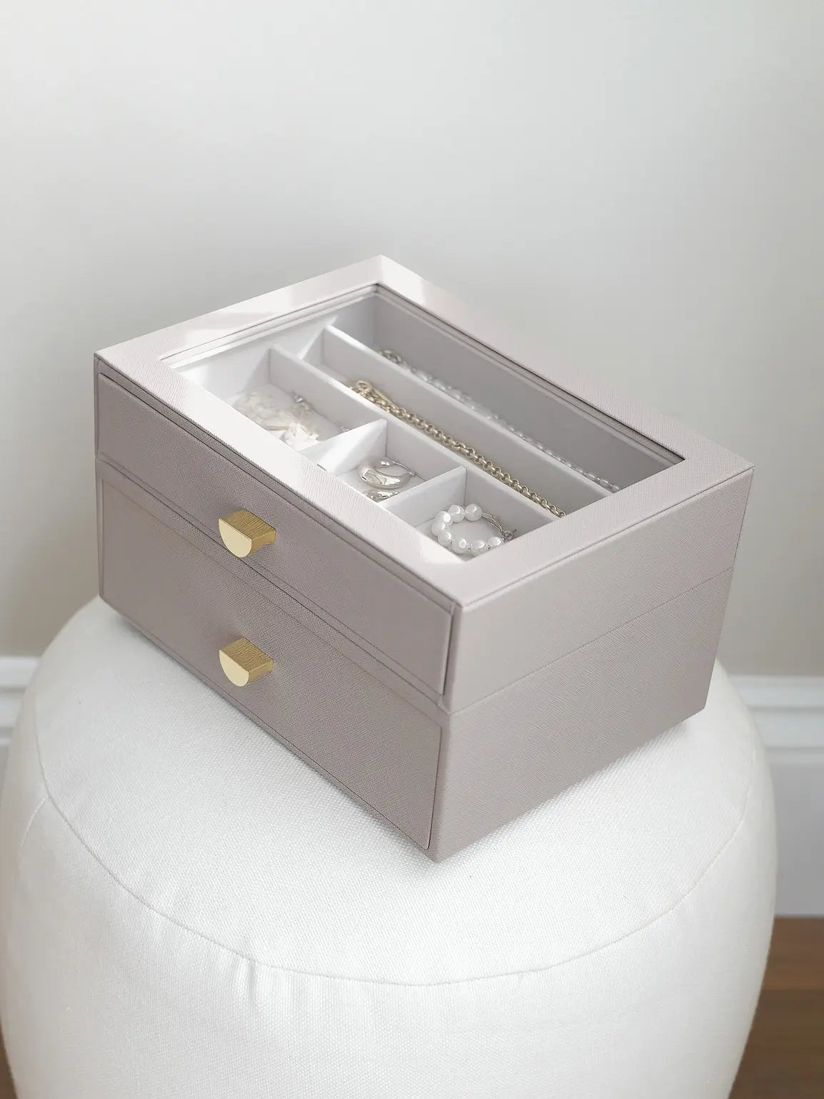 Classic Jewellery Box - Taupe