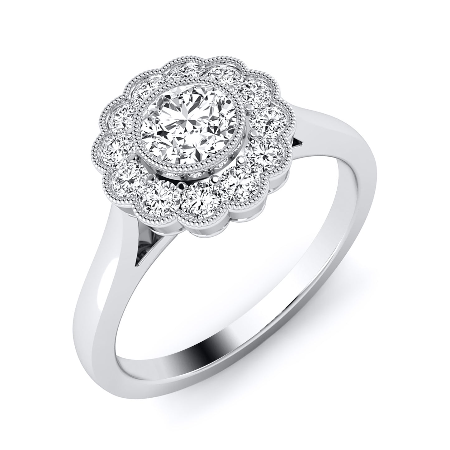 Diamond Halo Ring