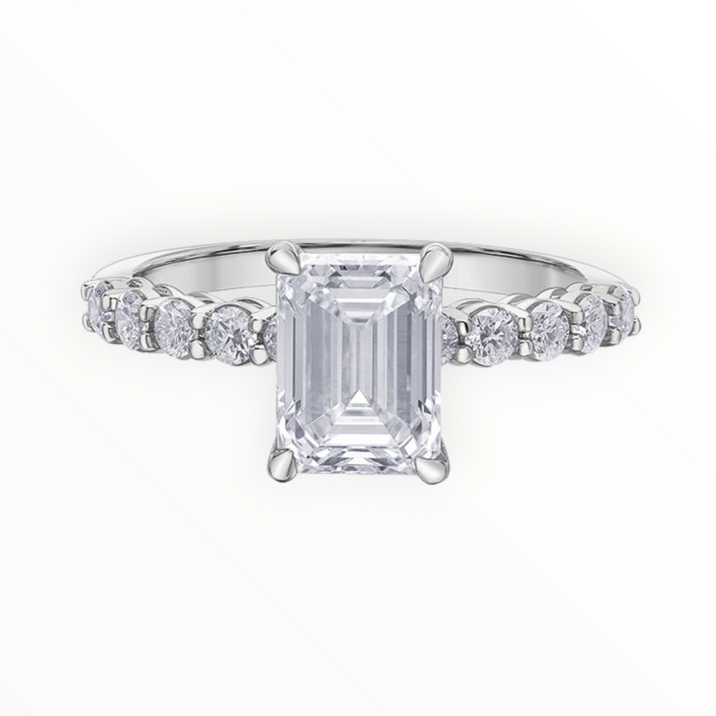 Emerald Cut Diamond Ring