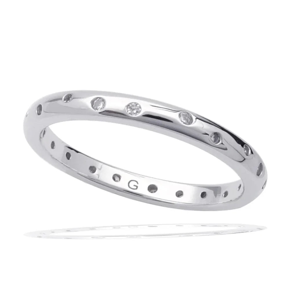 Georgini Ellipse Band Silver