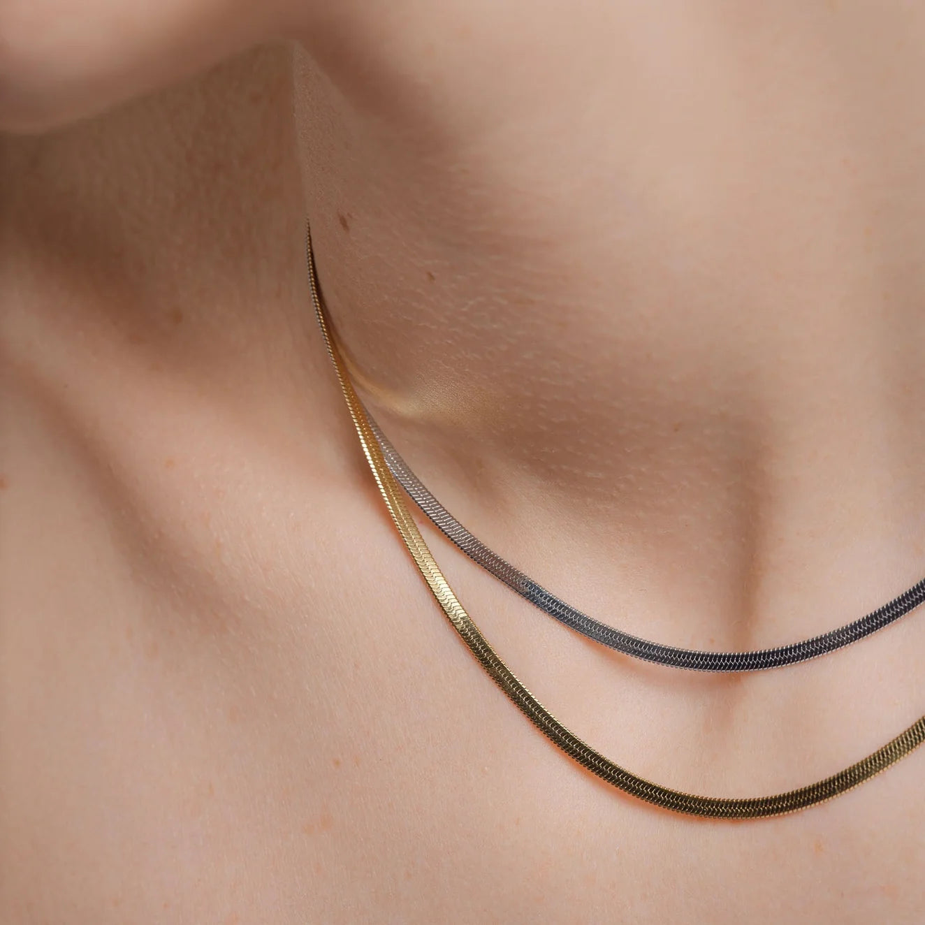 Rosefield Duo Snake Necklace