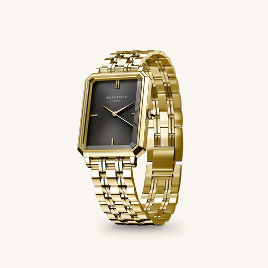 Rosefield Octagon XS Black Gold