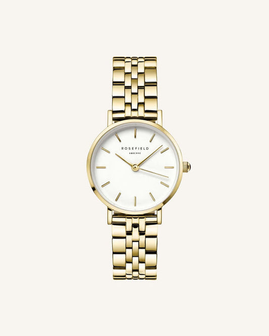 Rosefield Small Edit Gold & White