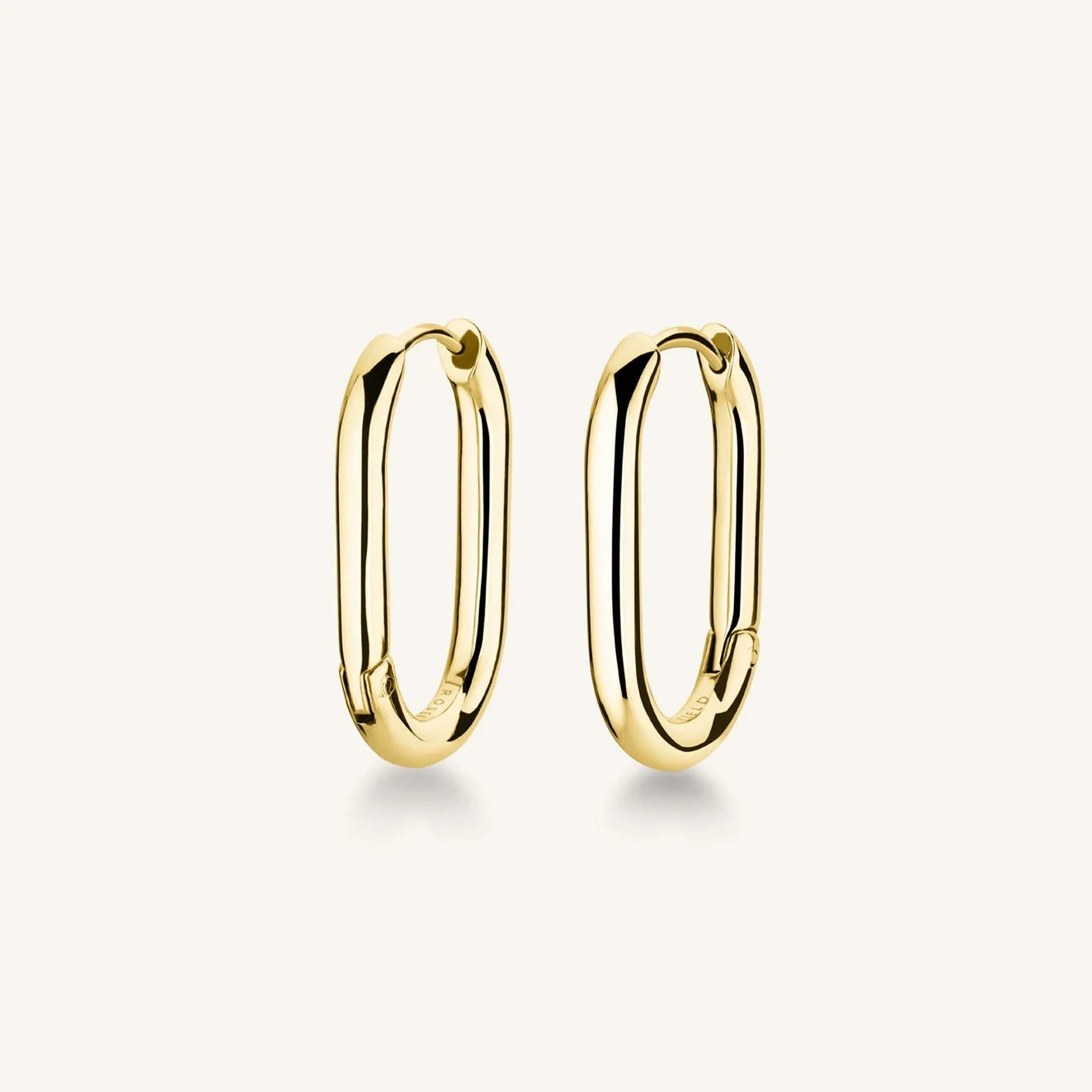 Rosefield Oval Hoops Gold