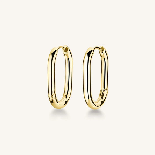 Rosefield Oval Hoops Gold