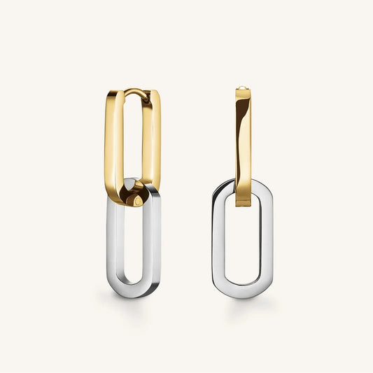 Rosefield Duotone Link Hoops