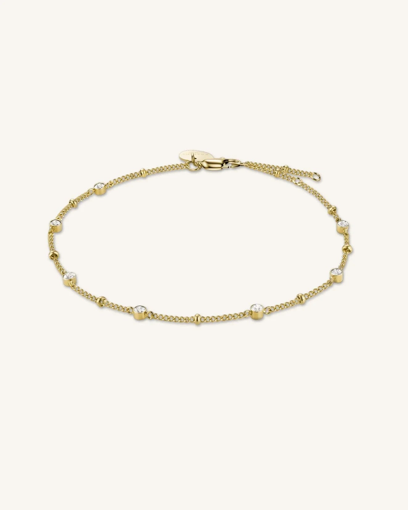 Rosefield Multi Crystal Bracelet Gold