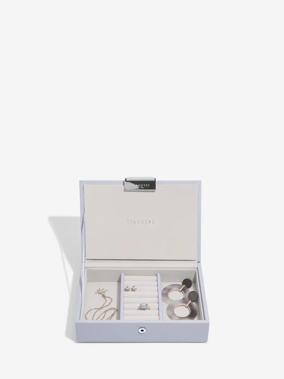 Stackers Lavender Mini Jewellery Box Set