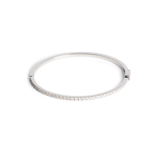 Eternal Love bangle silver-crystal