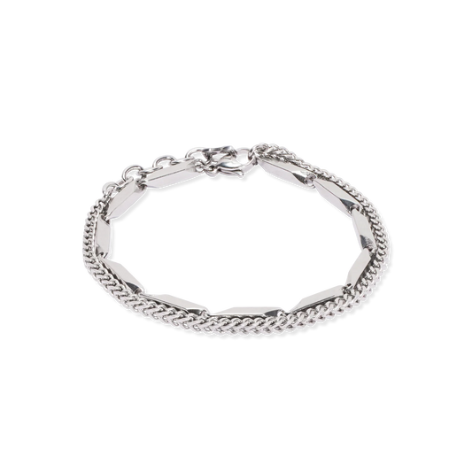 Bracelet Twisted Layers silver