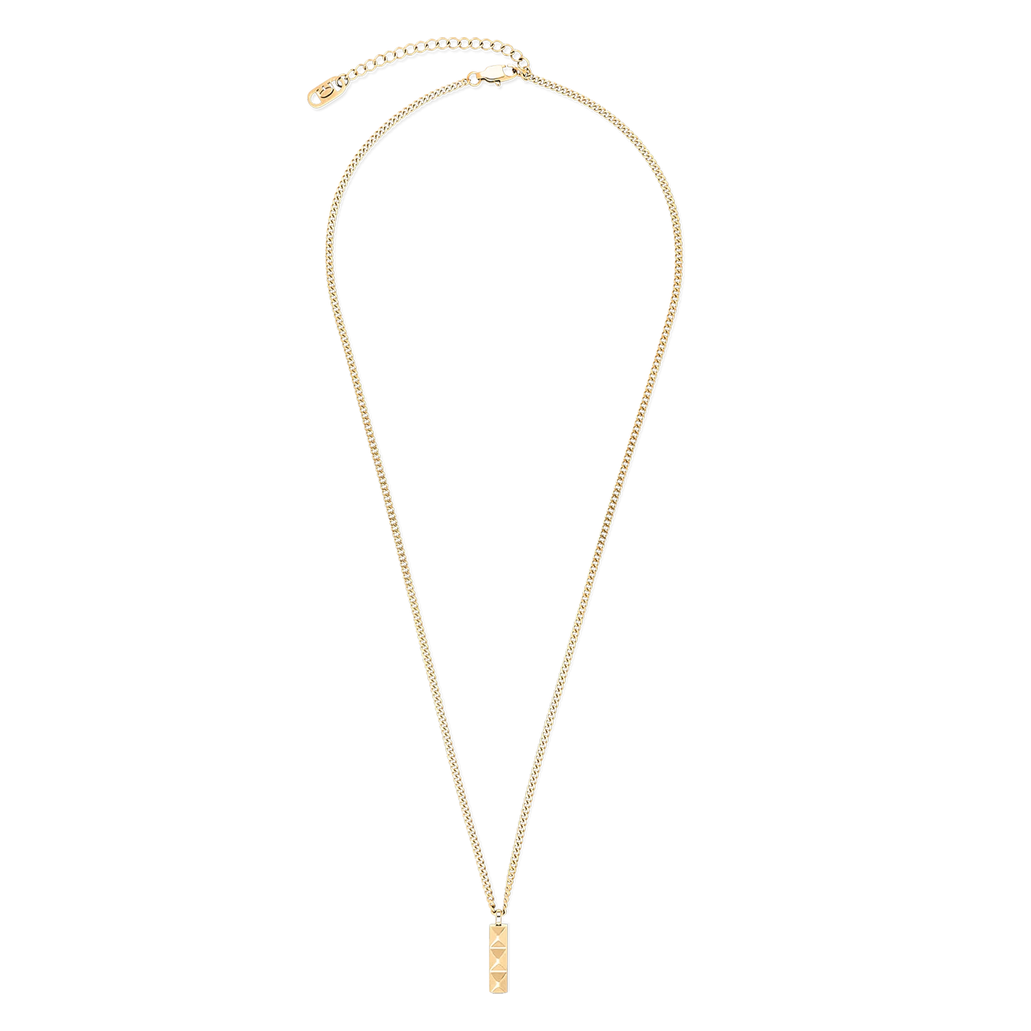 Necklace Spikes Trio Bar gold