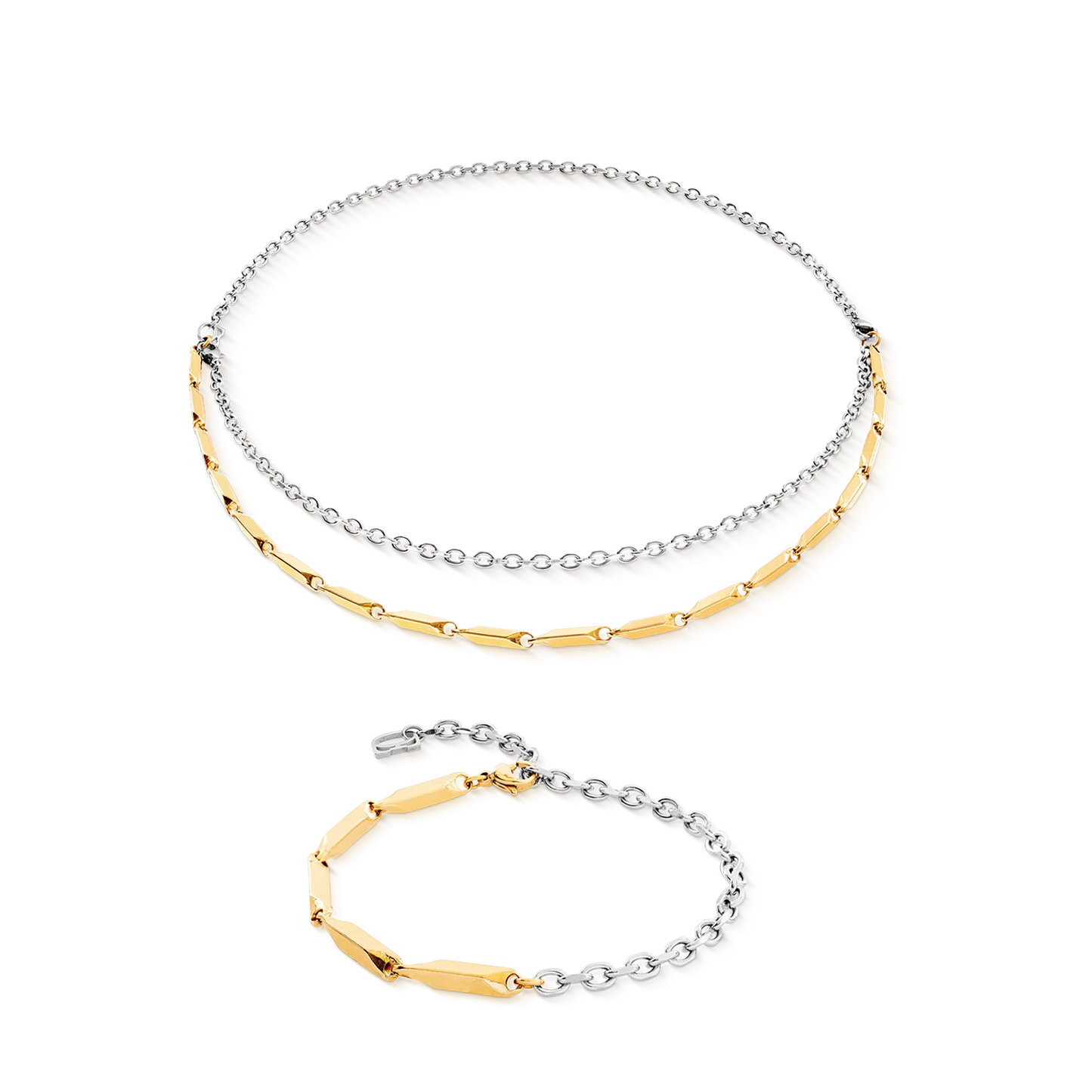 Bracelet Twisted Layers Duo bicolour