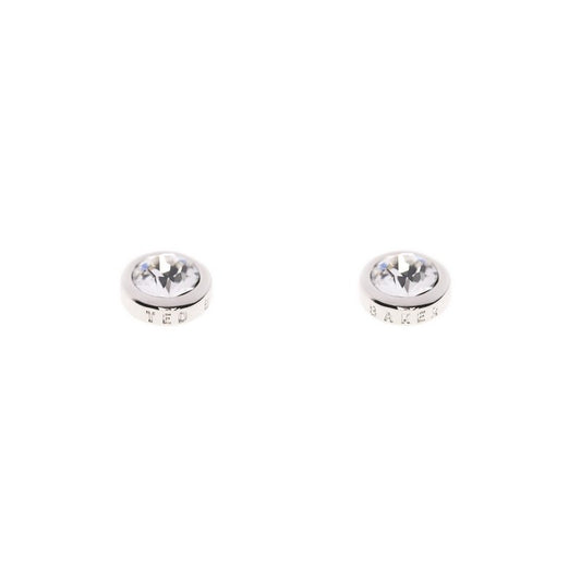 TED BAKER-CRYSTAL STUD EARRING SILVER