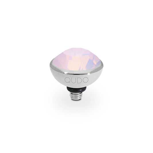 Silver Rose Opal Bottone Top 10 mm