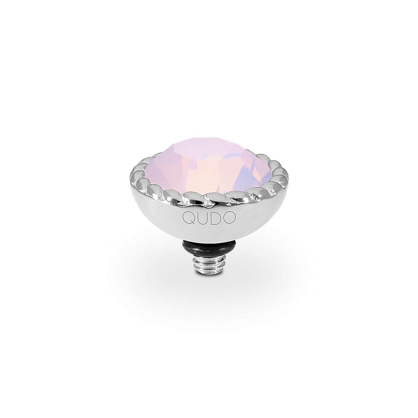 Qudo Bocconi Top 11 mm - Silver Rose Opal