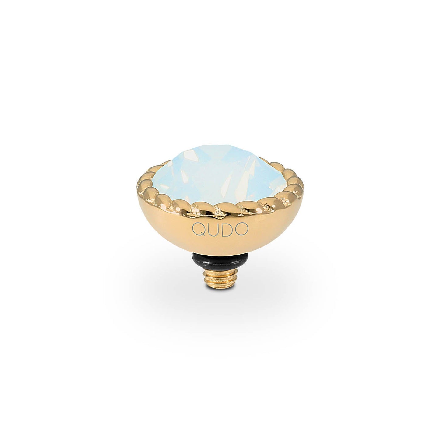 Bocconi Top 11 mm - Gold White Opal