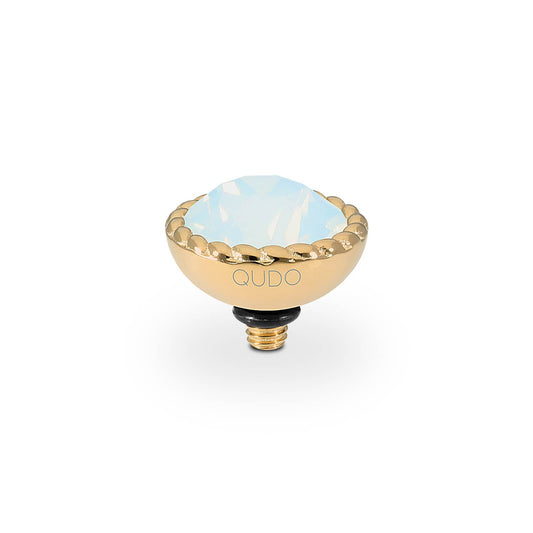 Bocconi Top 11 mm - Gold White Opal
