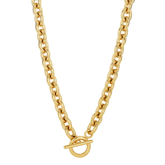 Qudo Cortina Necklace Gold
