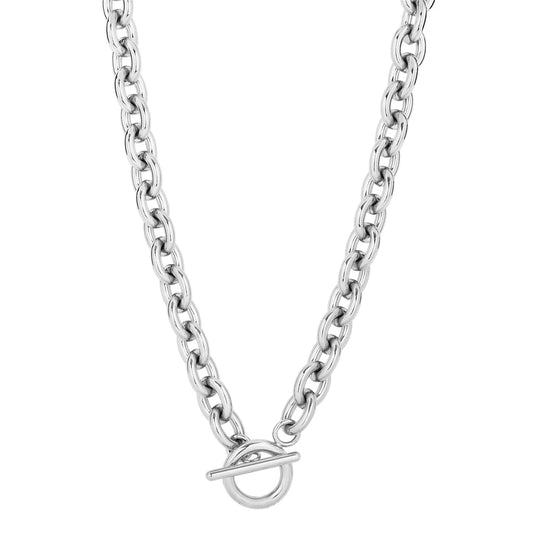 Qudo Cortina Necklace Silver