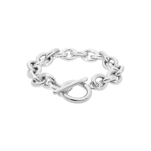 Qudo Cortina Bracelet Silver