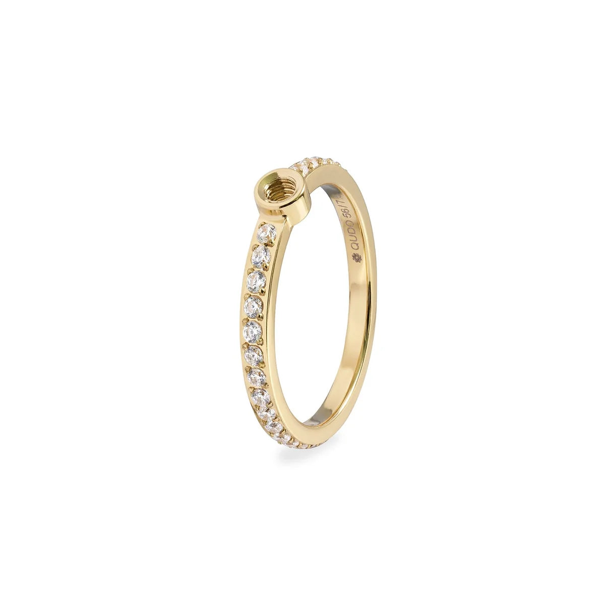 Golden Tone Basic Ring - Eternity