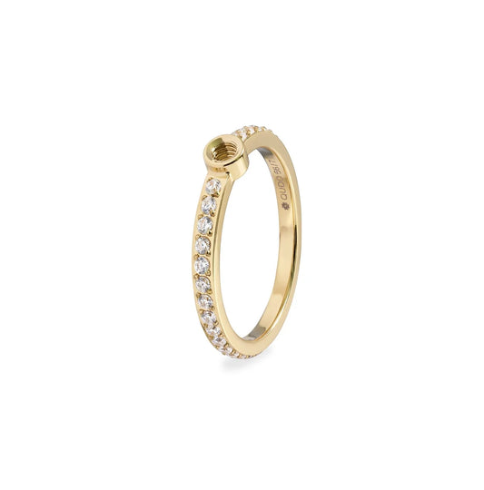 Golden Tone Basic Ring - Eternity