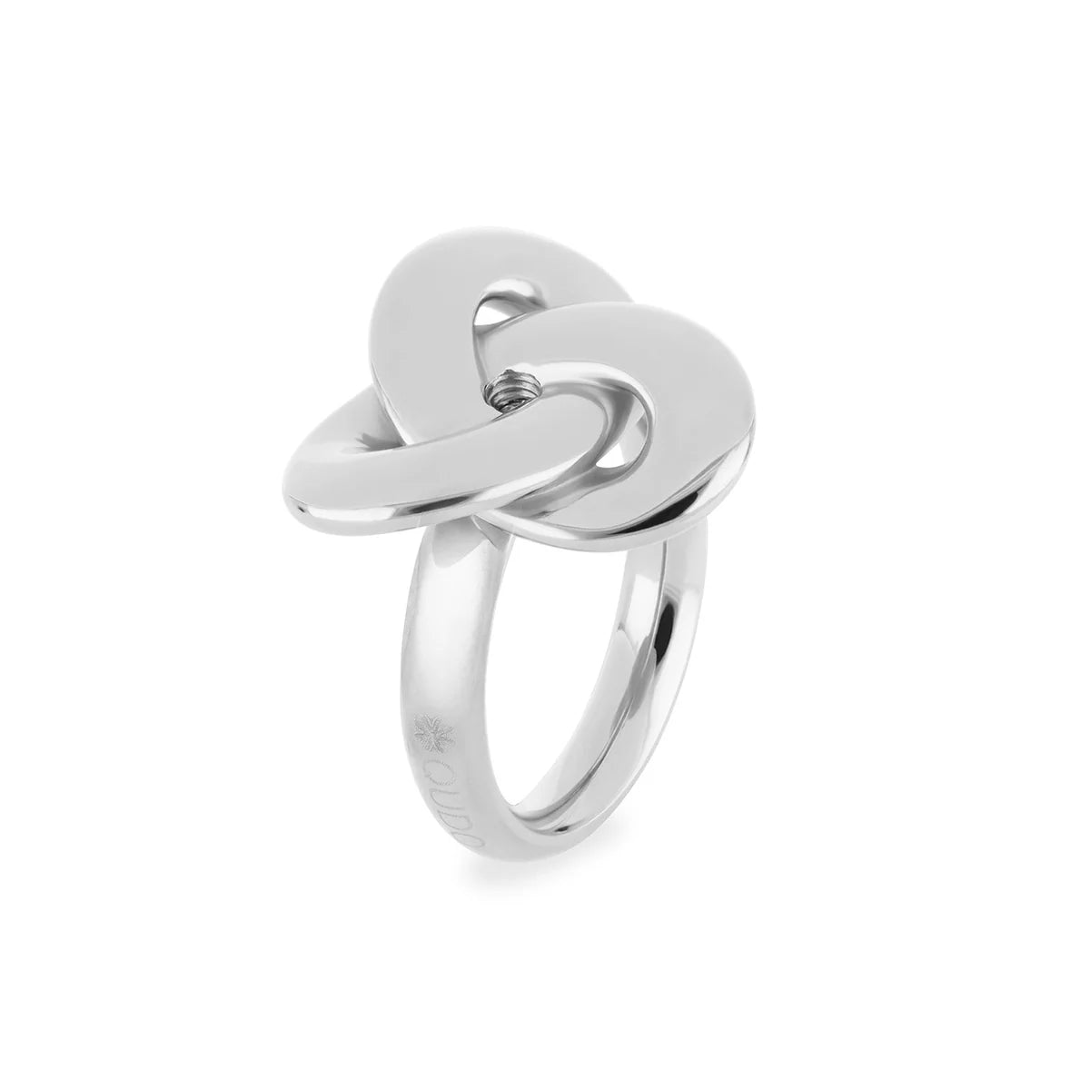 Silver Tone Nodo Ring