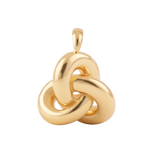 Gold Tone Nodo Pendant