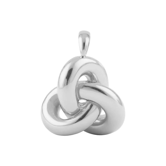 Silver Tone Nodo Pendant