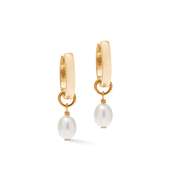 Hoop Cosmic Pearls deep gold