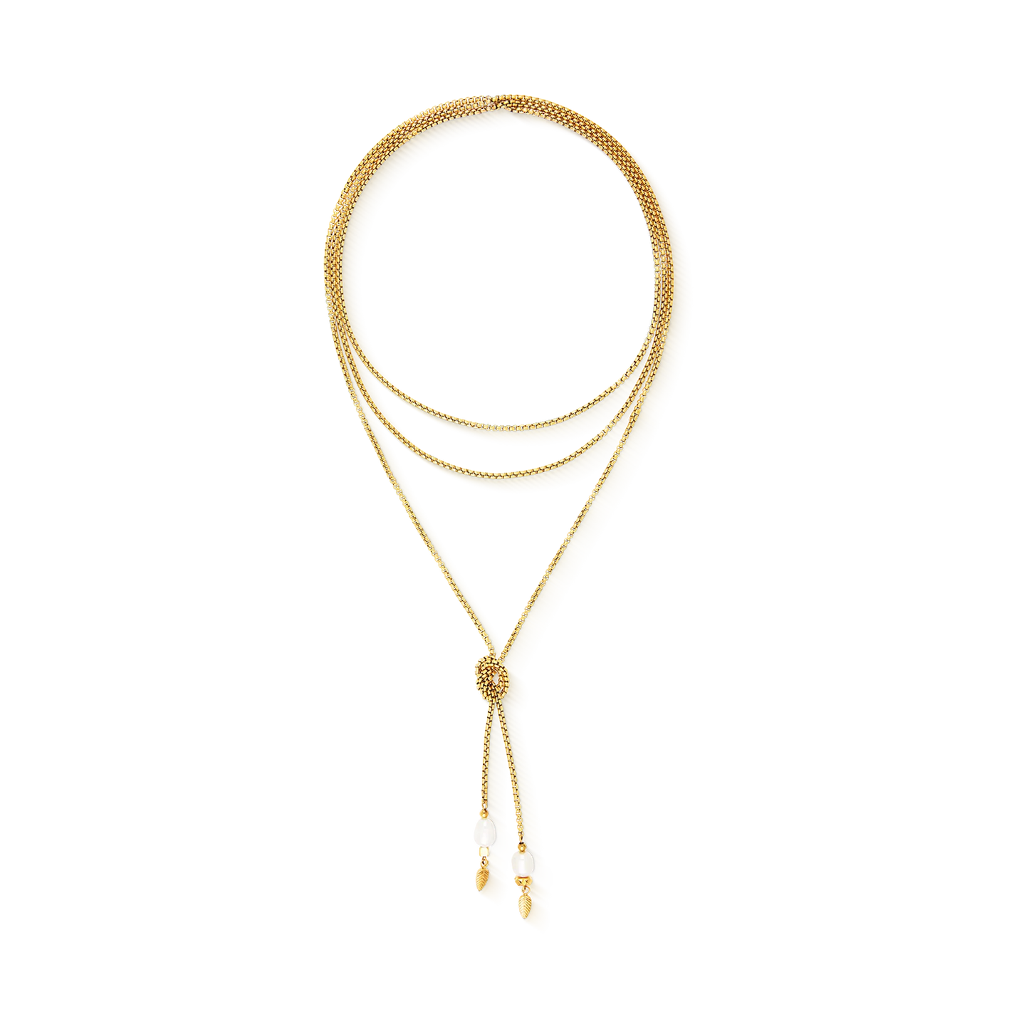 Necklace Serene Knot Chain gold