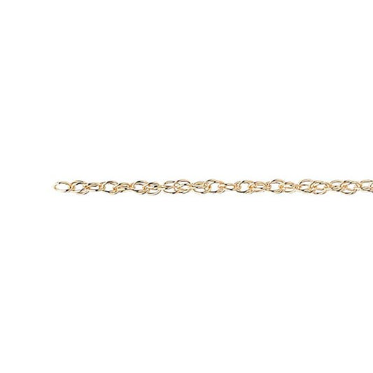 PermaJewel Yellow Gold Double-Rope Chain Bracelet