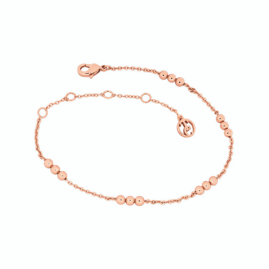 Skandi Triple Bead Rose Gold Bracelet