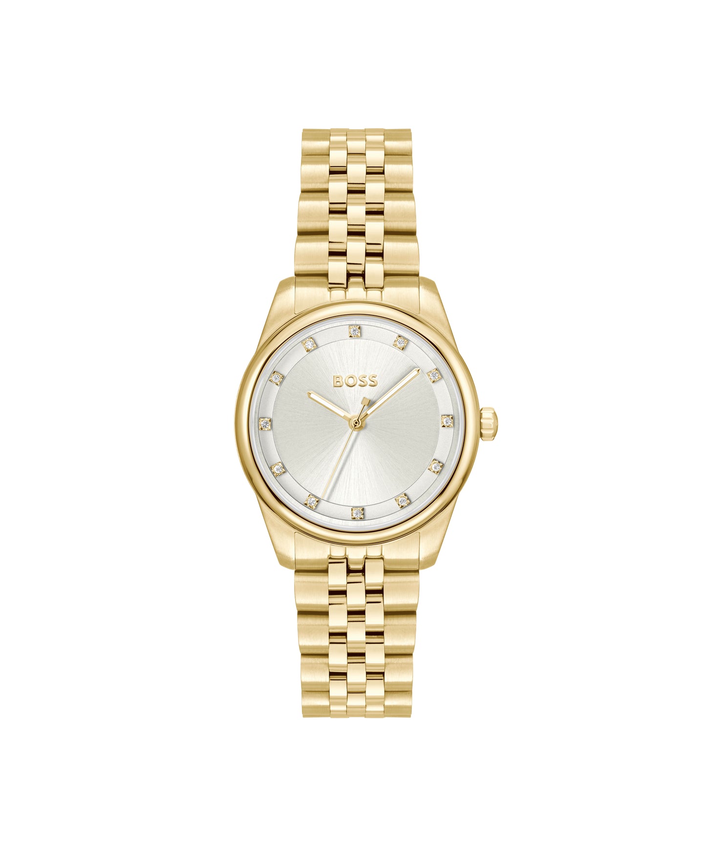 Hugo Boss Ladies Gold Plated Bracelet Watch