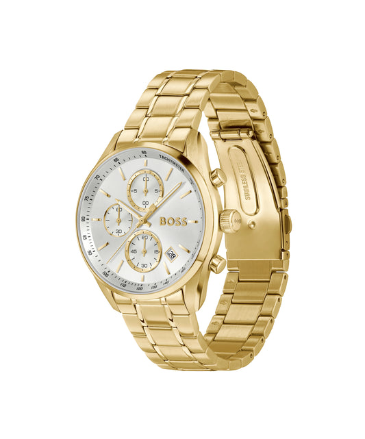 Boss Gents Gold Chronograph Watch