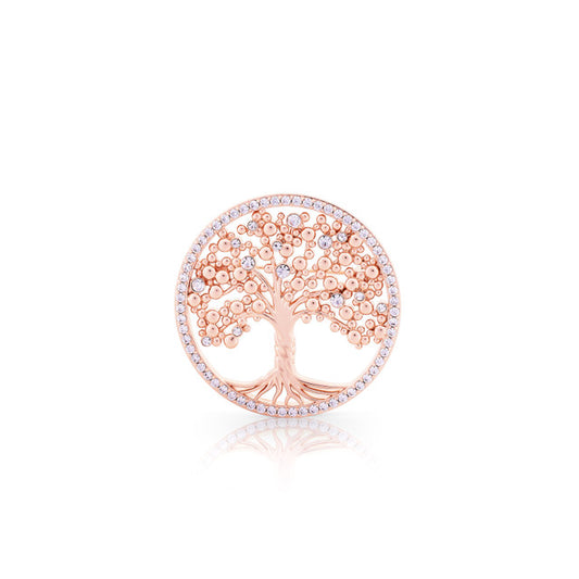 TIPPERARY TREE OF LIFE ROSE GOLD BROOCH
