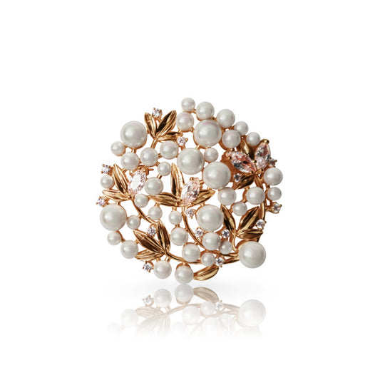 TIPPERARY ROSE GOLD PEARL BROOCH