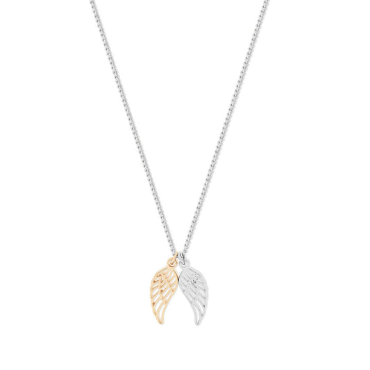 Angel Wings Gold & Silver Pendant