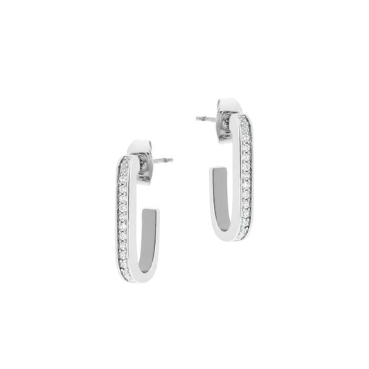 Tc J Earrings Silver