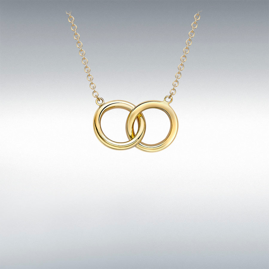 9ct Yellow Gold 'Linked Rings' Necklace