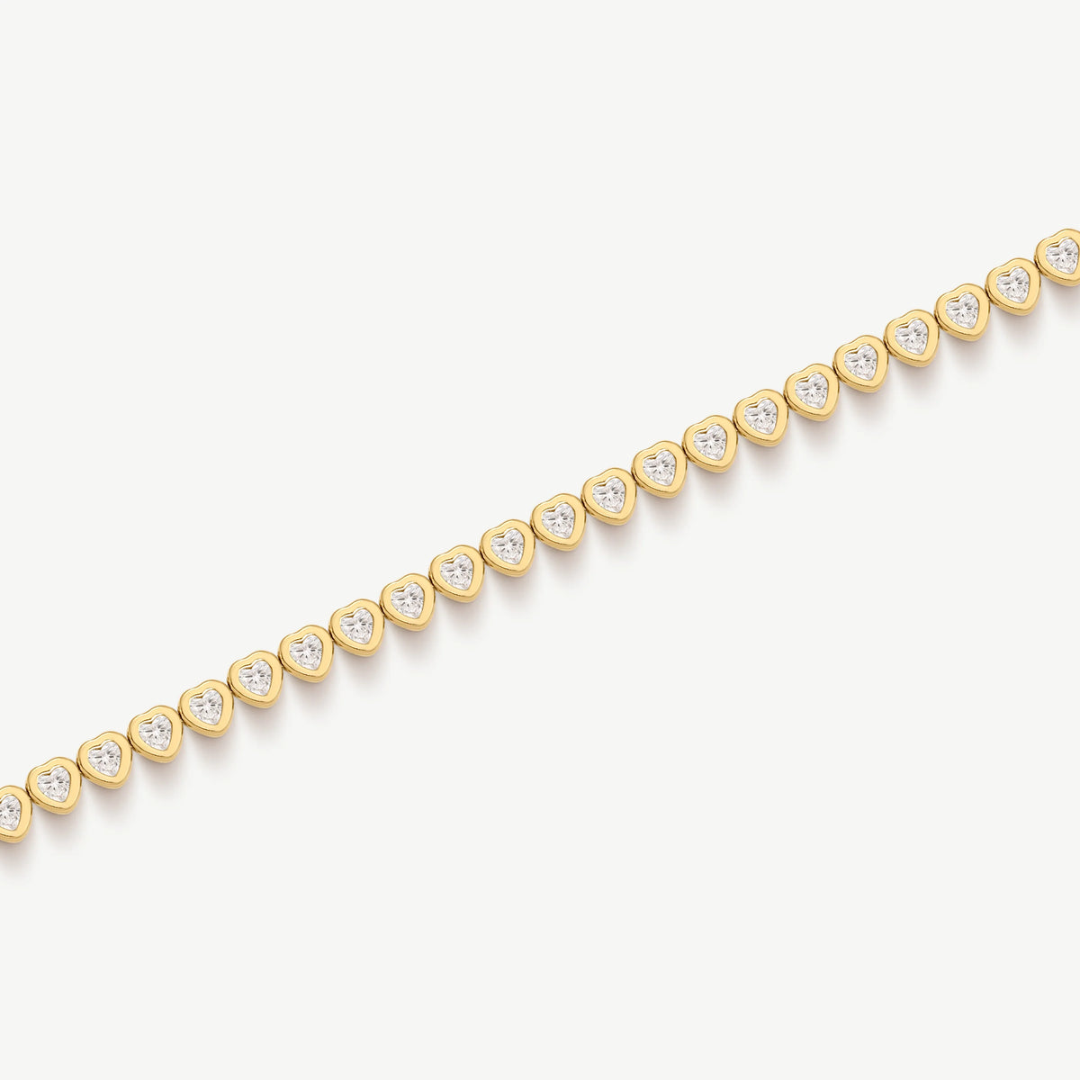 Heart Tennis Bracelet