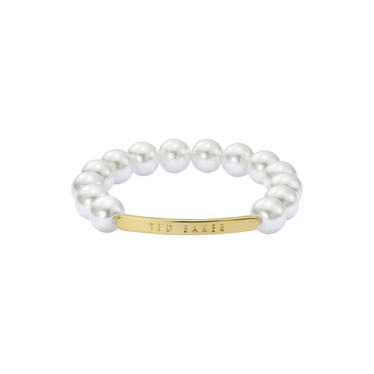 TED BAKER BEADIE: Baker Bead Adjustable Bracelet Gold Tone