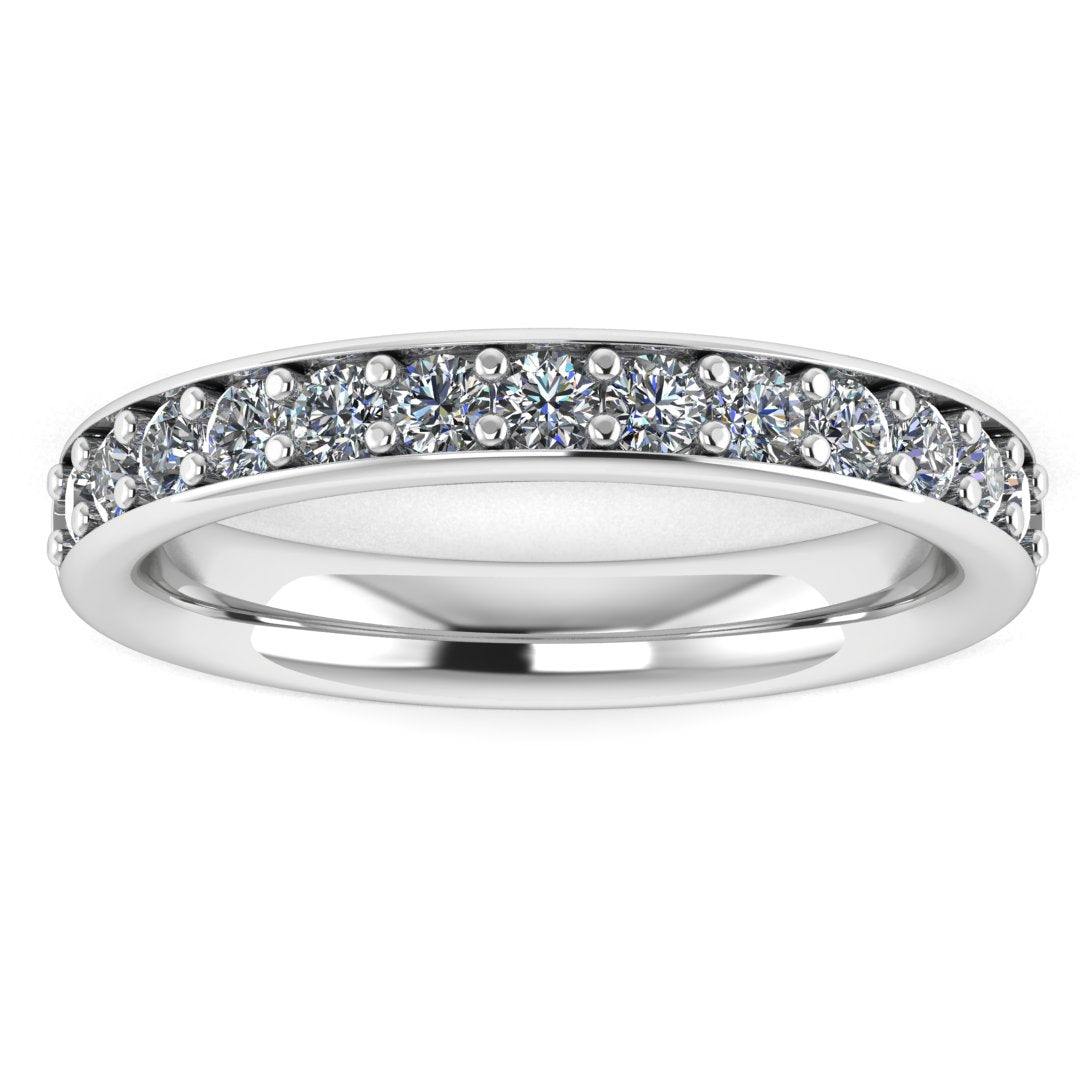 Diamond Grain Set Band