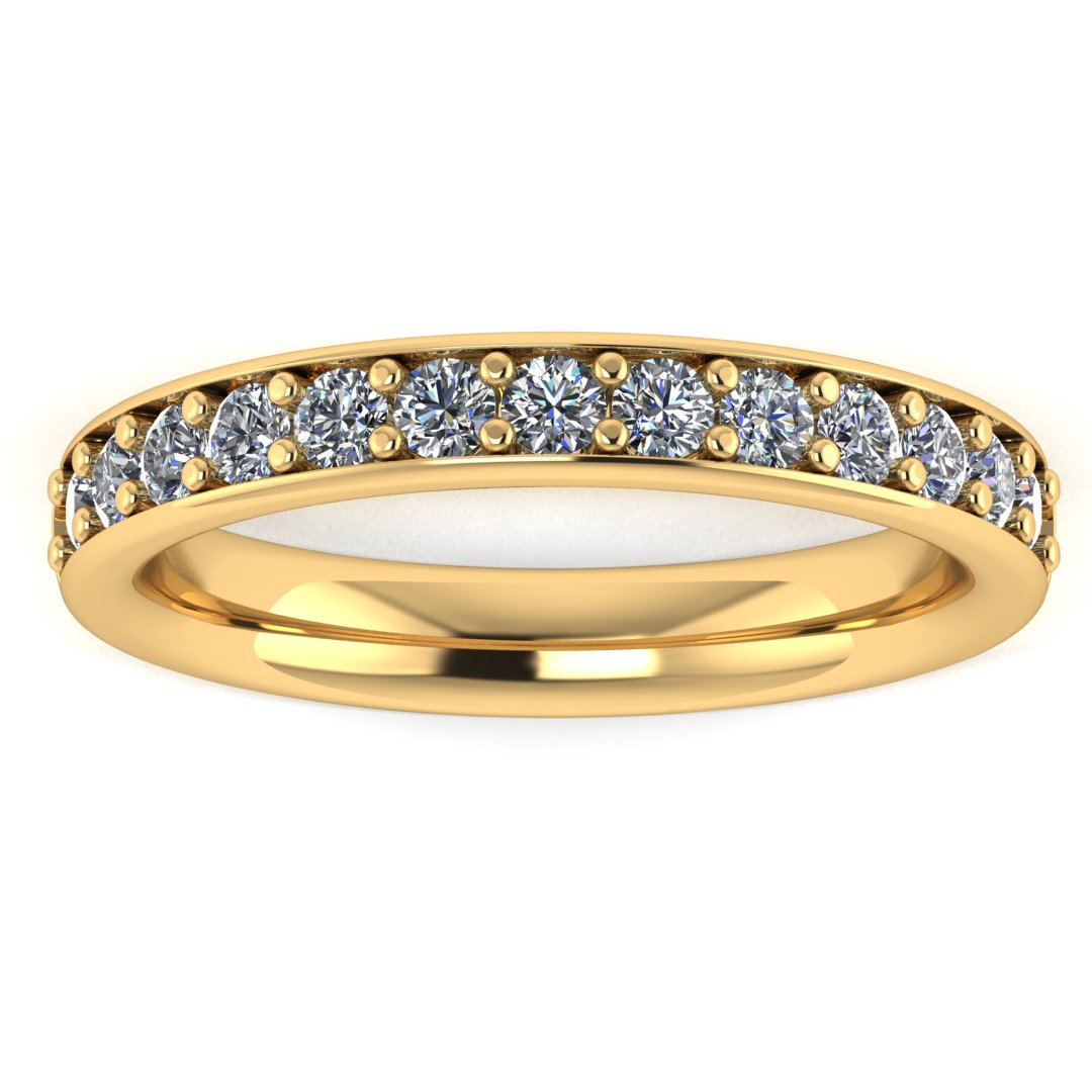 Diamond Grain Set Band