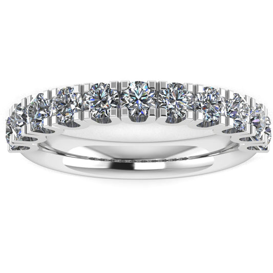 Scallop Set Diamond Band