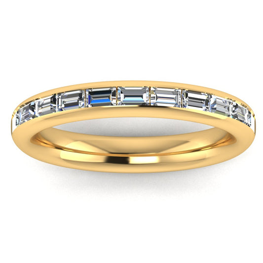 Channel Set Baguette Diamond Band