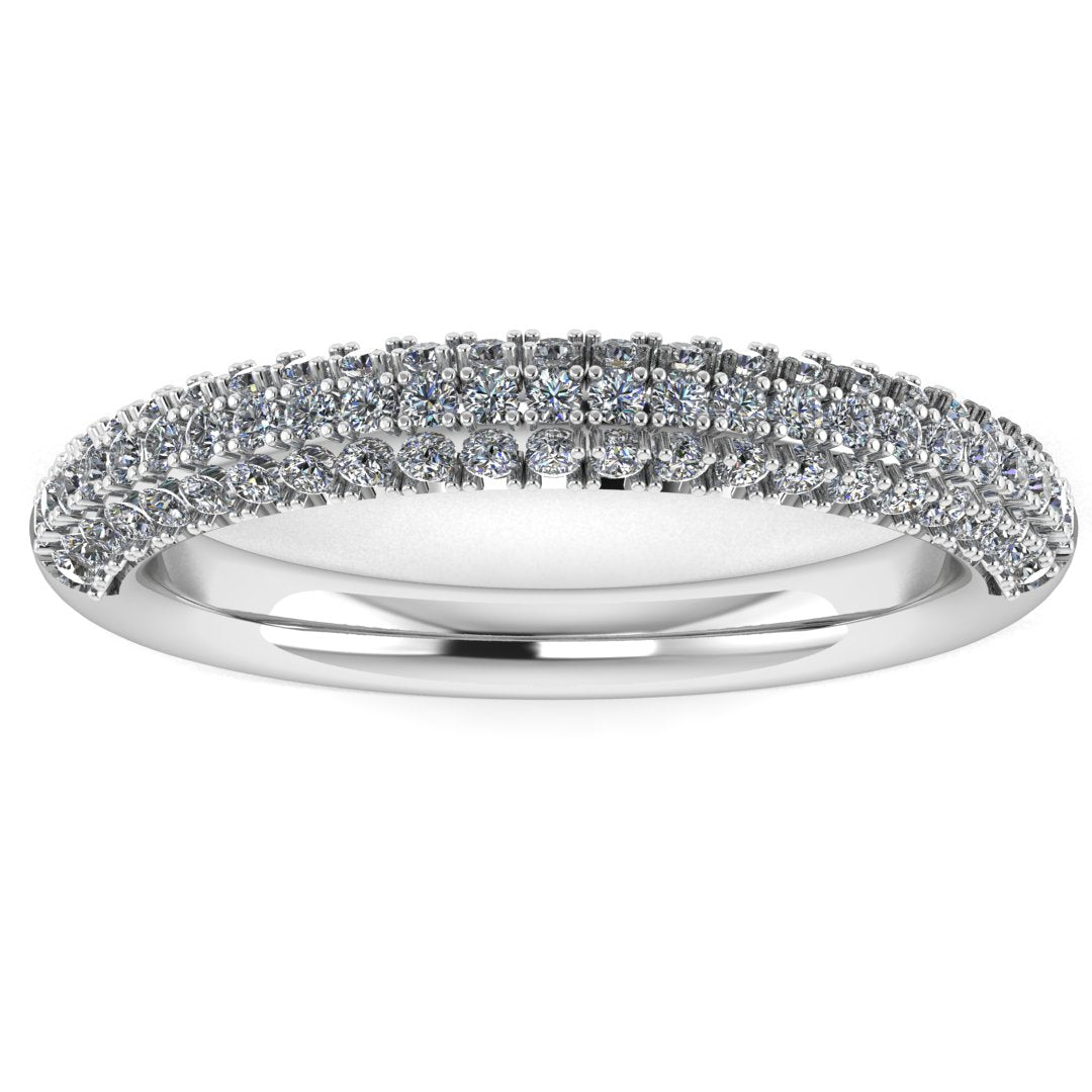 Pave Set Diamond Band