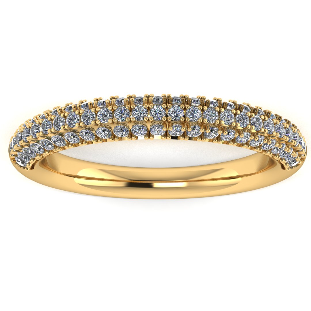 Pave Set Diamond Band