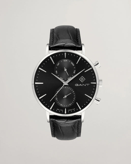 Gant Black/Steel Park Hill Day-Date ll Wristwatch